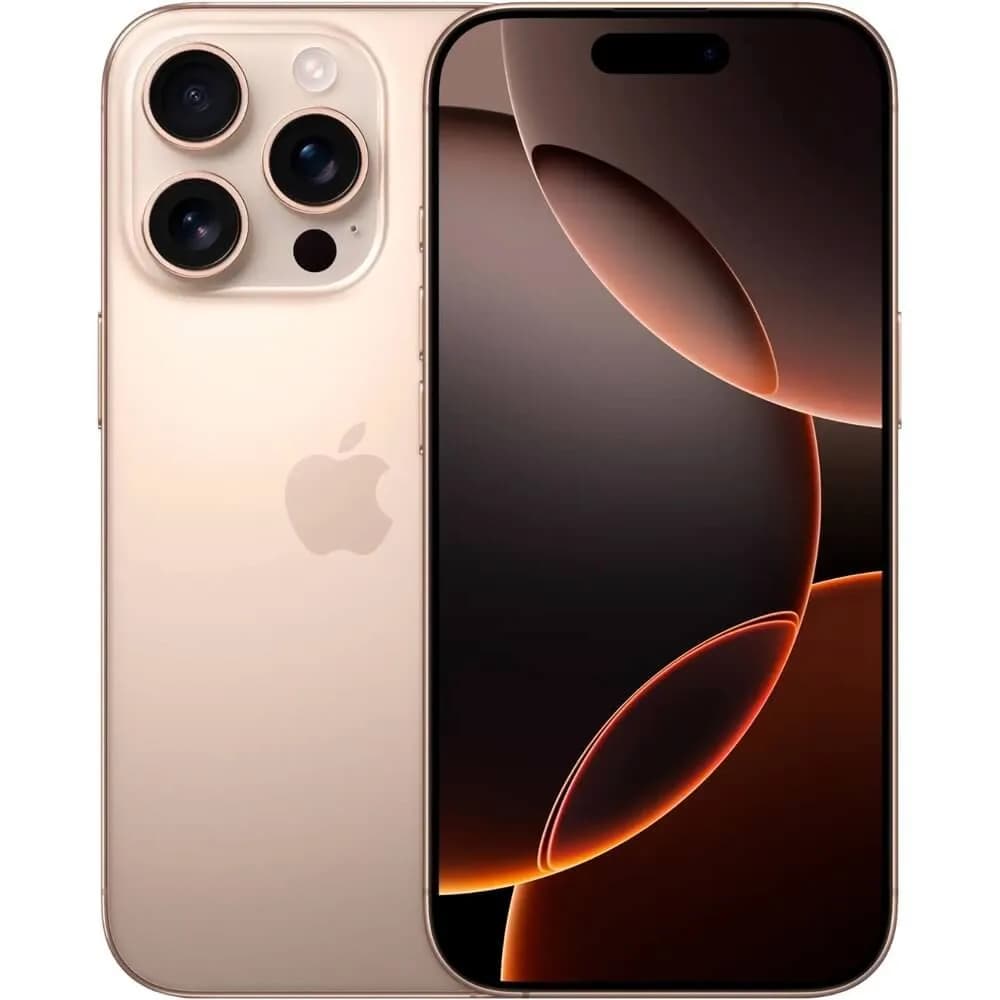 Смартфон Apple iPhone 16 Pro Max 256 ГБ, nano-SIM и eSIM, Пустынный титан | Desert Titanium — фото 1