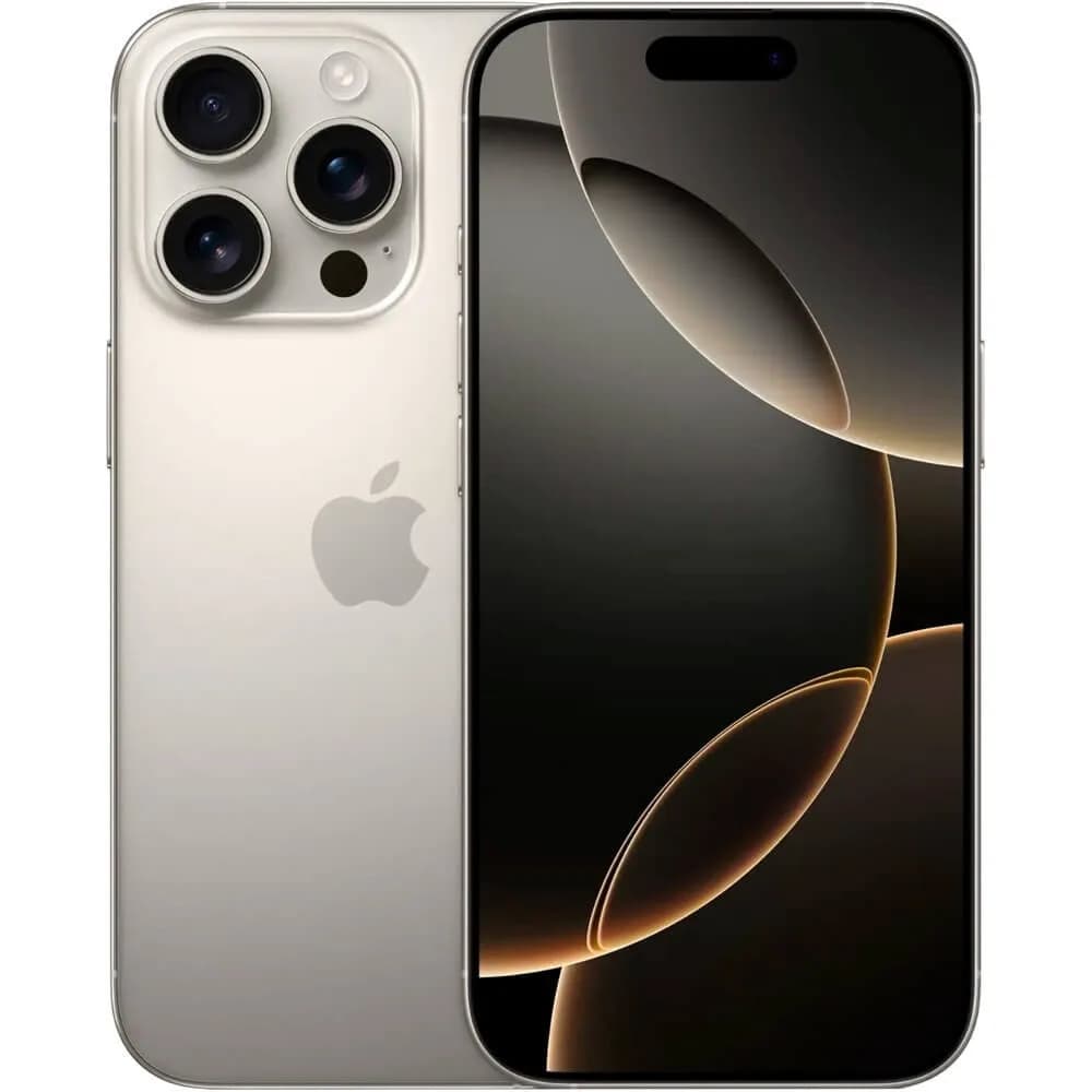 Смартфон Apple iPhone 16 Pro 128 ГБ, 2-Sim, Натуральный титан | Natural Titanium — фото 1