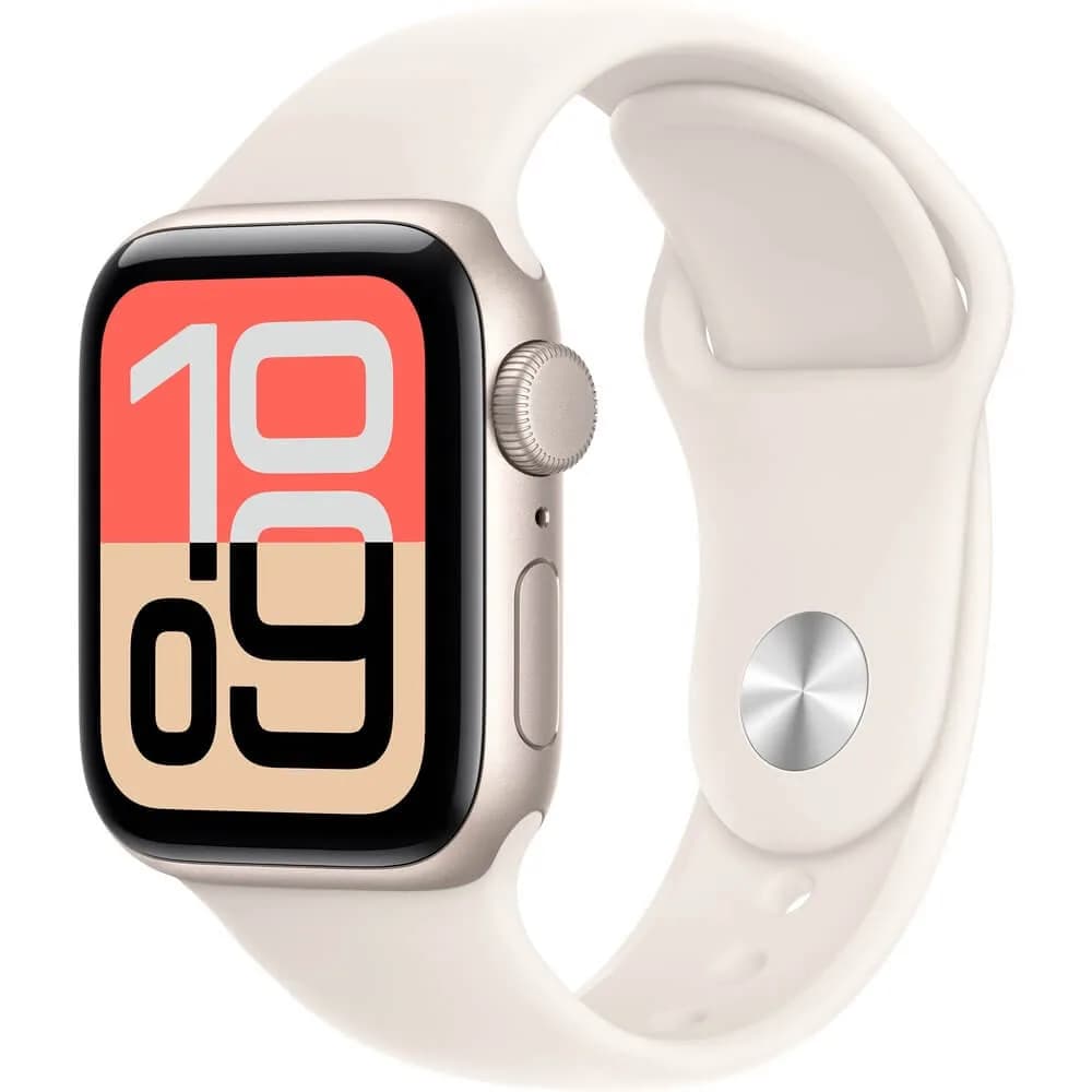 Часы Apple Watch SE 3 (2025) 40 мм Starlight Aluminum Sport Band Starlight M/L
