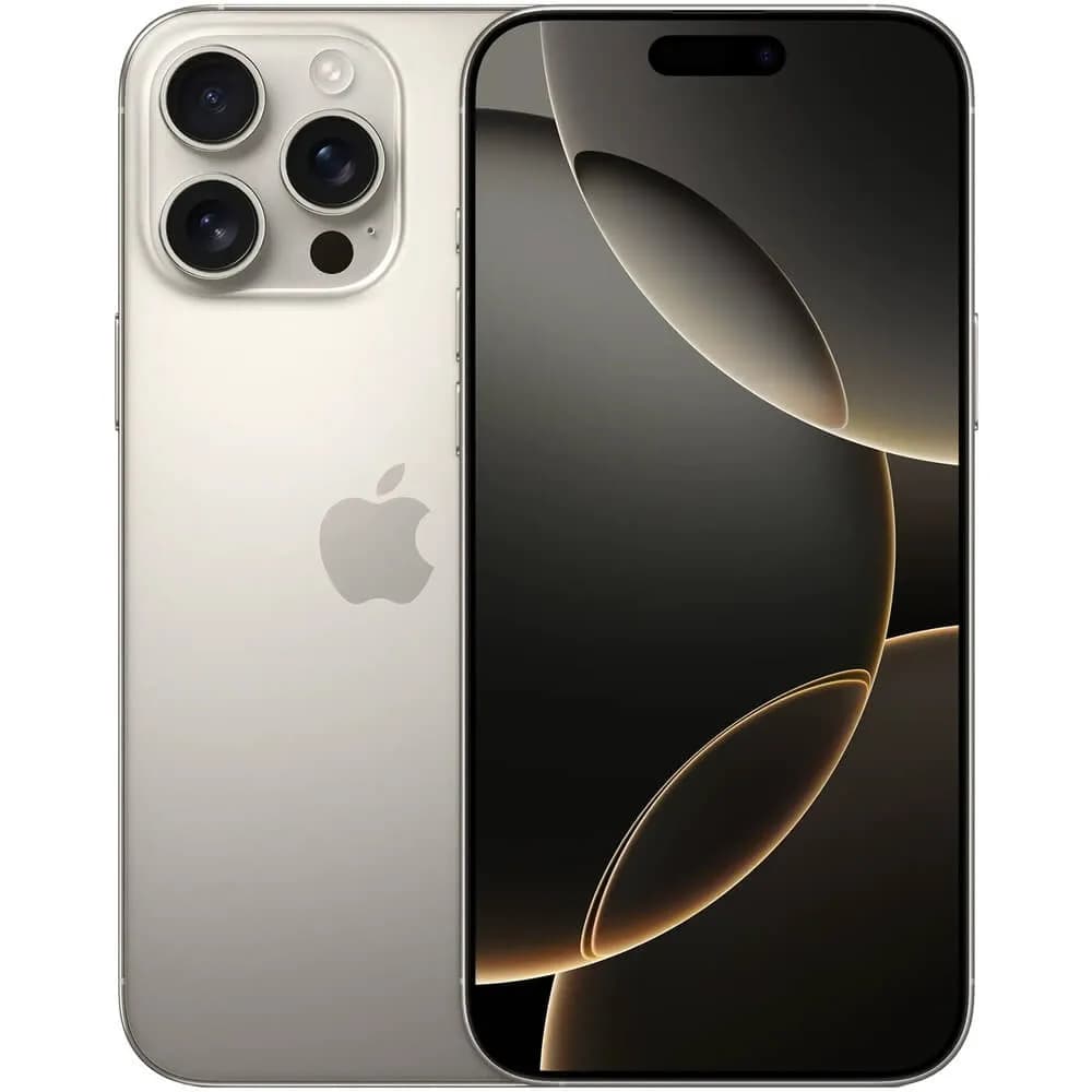 Смартфон Apple iPhone 16 Pro Max 256 ГБ, nano-SIM и eSIM, Натуральный титан | Natural Titanium