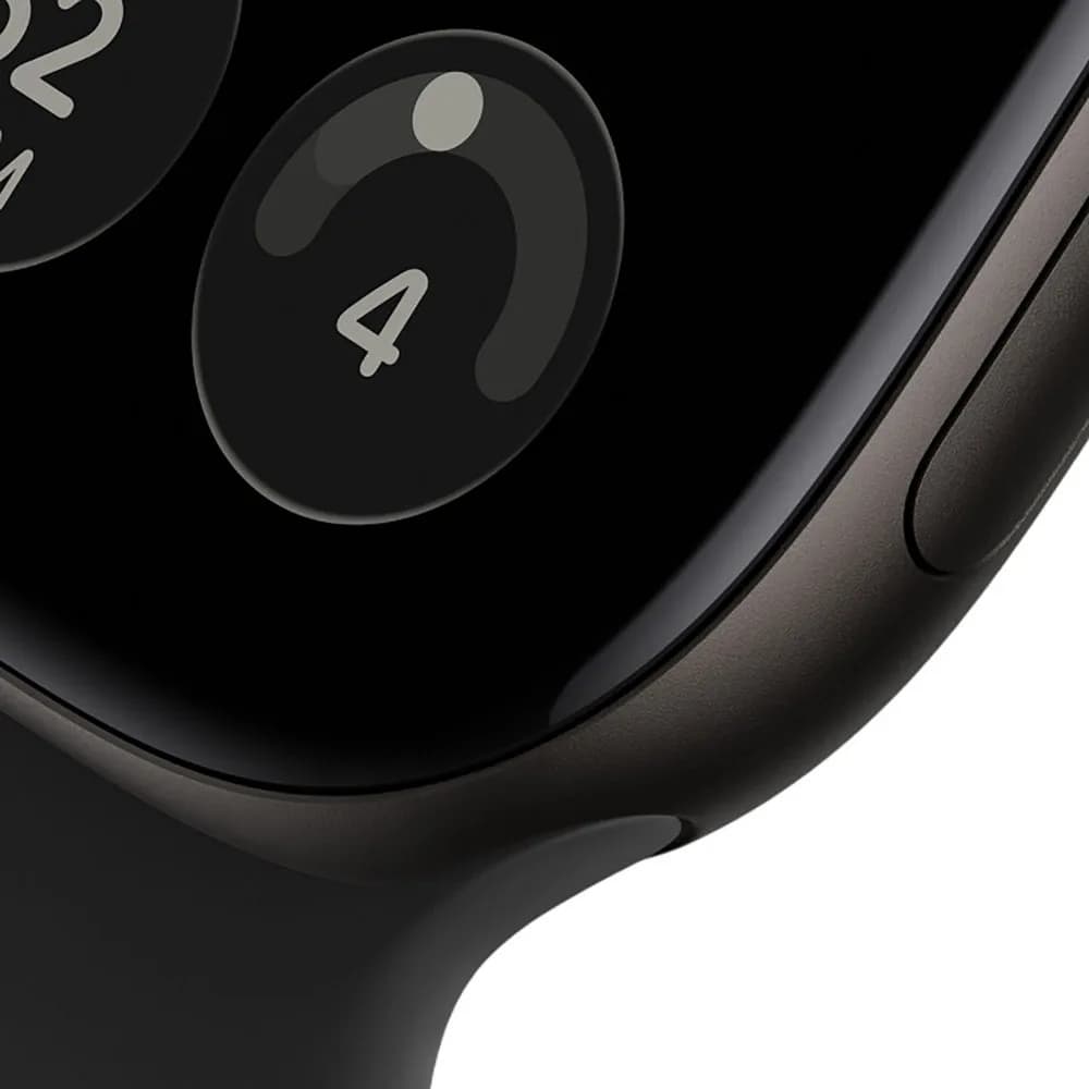 Часы Apple Watch Series 12 (2026) 46mm Aluminum Black Sport Band Black M/L
